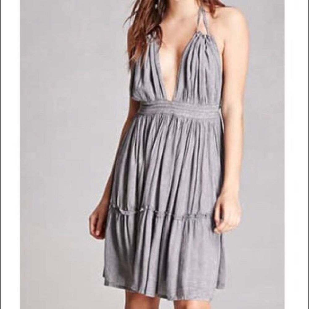 Grey Bohemian Dress ✨